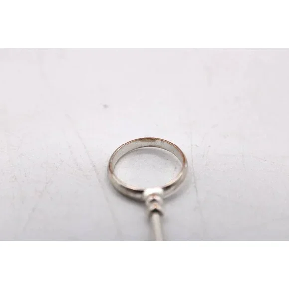 Victorian Novelty Clamp Ring Historically Used Holder Replica Vintage Size 6.5 - Picture 4 of 7